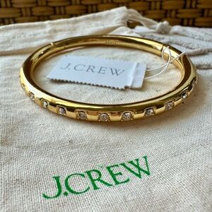 ☀️ NWT J. CREW Crystal Hinge Bracelet
